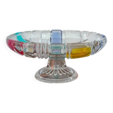 Vintage glass bowl/compot - Art Deco style