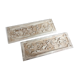 Paire de panneaux en bois sculpté