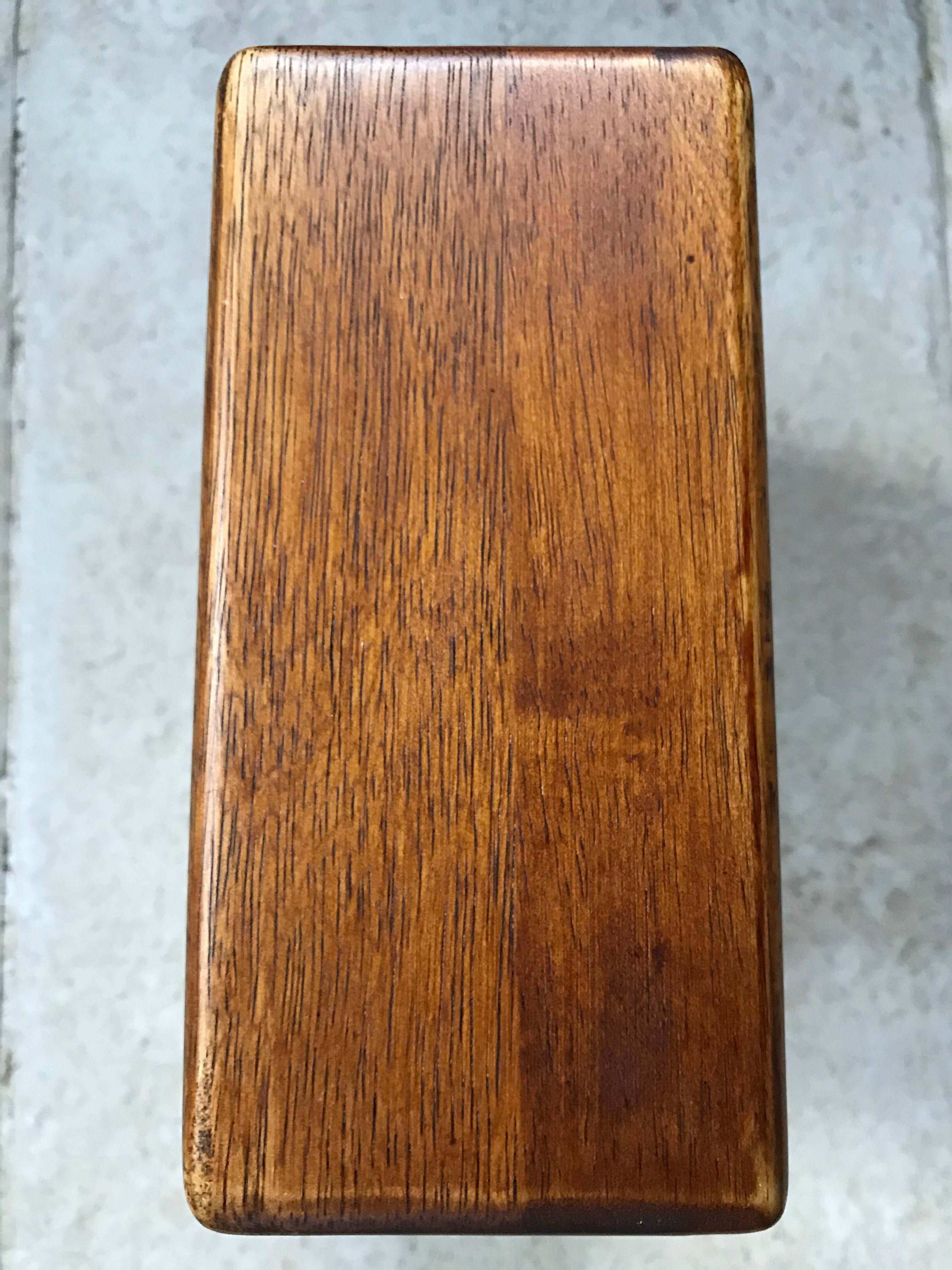 Empty teak pocket, 70s