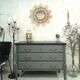Old-style shabby chic gustavian patina