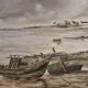 Peinture  de C.Bonnec, paysage de Bretagne