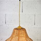 Vintage rattan pendant lamp