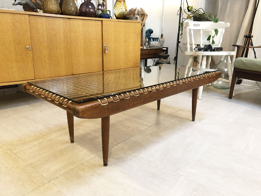 Table basse design Georges Tigien 1960