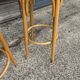 Set of 2 vintage rattan bar stools