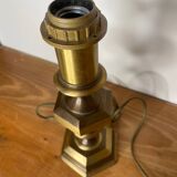Pied de lampe ancien en laiton