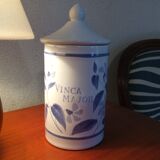 Pair of ceramic pharmacy pots