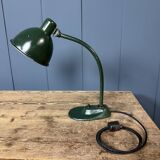 Dark green Bauhaus desk lamp