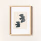 Peinture sur papier M641 signée eawy