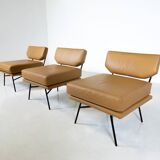 Ensemble de 3 fauteuils 'Elettra' de Stdio BBPR pour Arflex