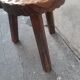 Wooden tripod stool