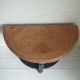 Small half-moon side table