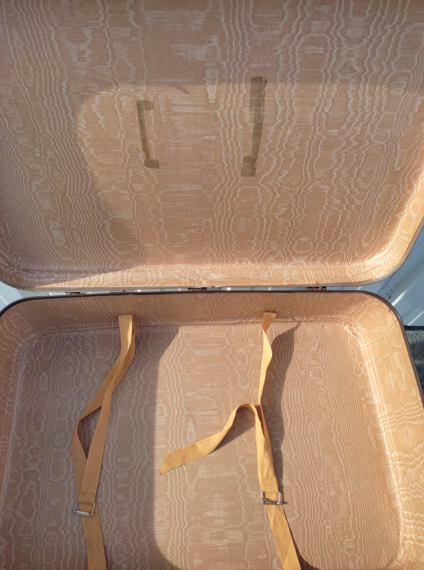 Brown vintage suitcase