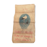 Ancient canvas bag