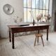 Table de ferme ou table de drapier noyer massif 1900