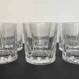 6 Baccarat crystal whisky glasses