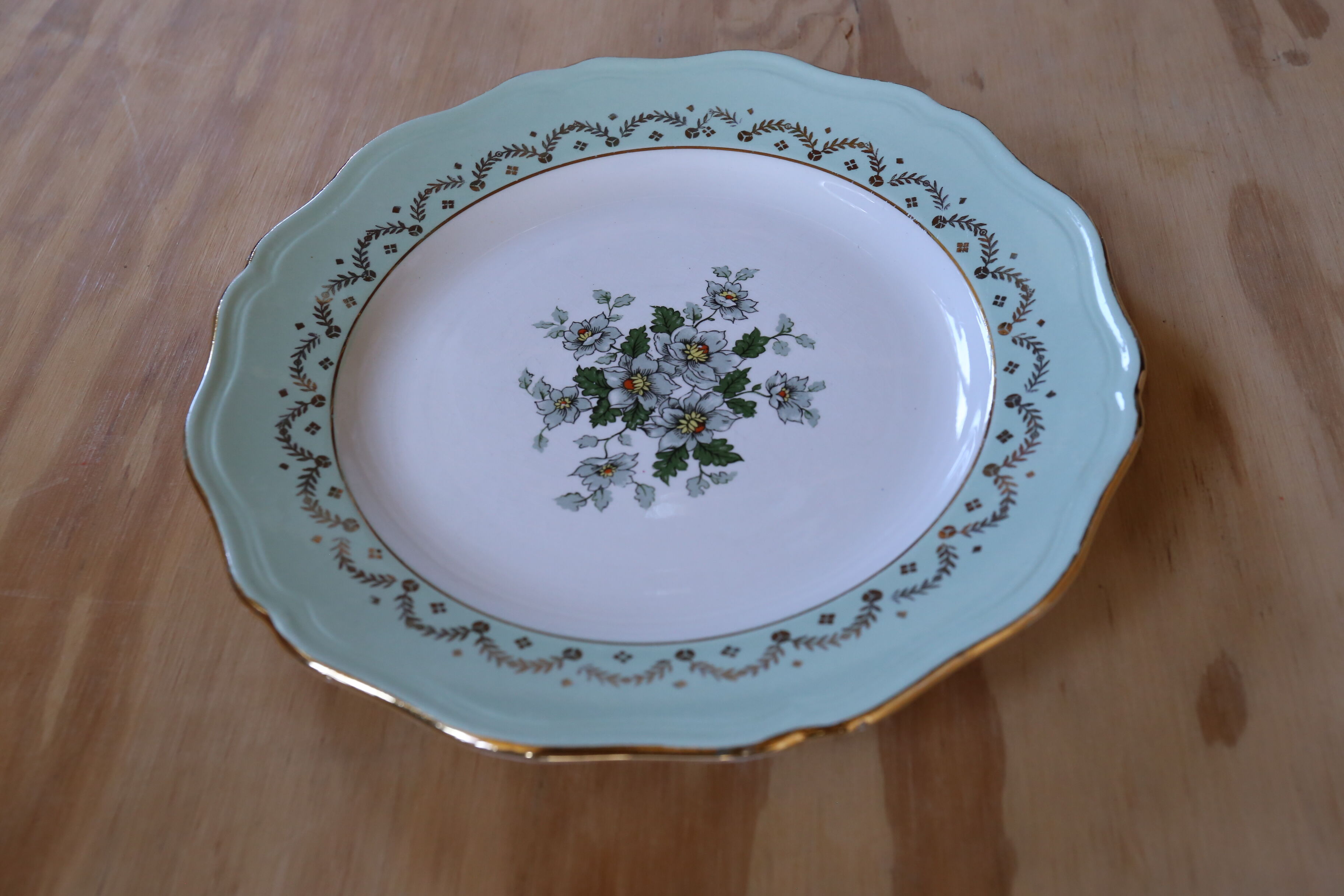 Old plate St Amand the Amandinoise edge mint