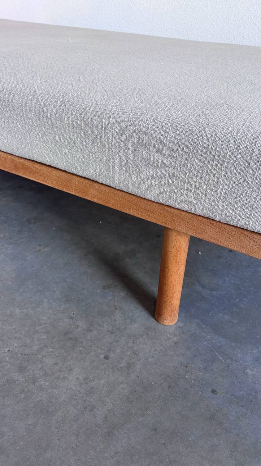 Lit de repos danois vintage en chêne