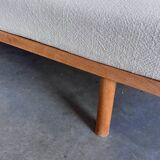 Lit de repos danois vintage en chêne