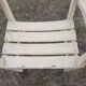 Pair of wooden armchairs