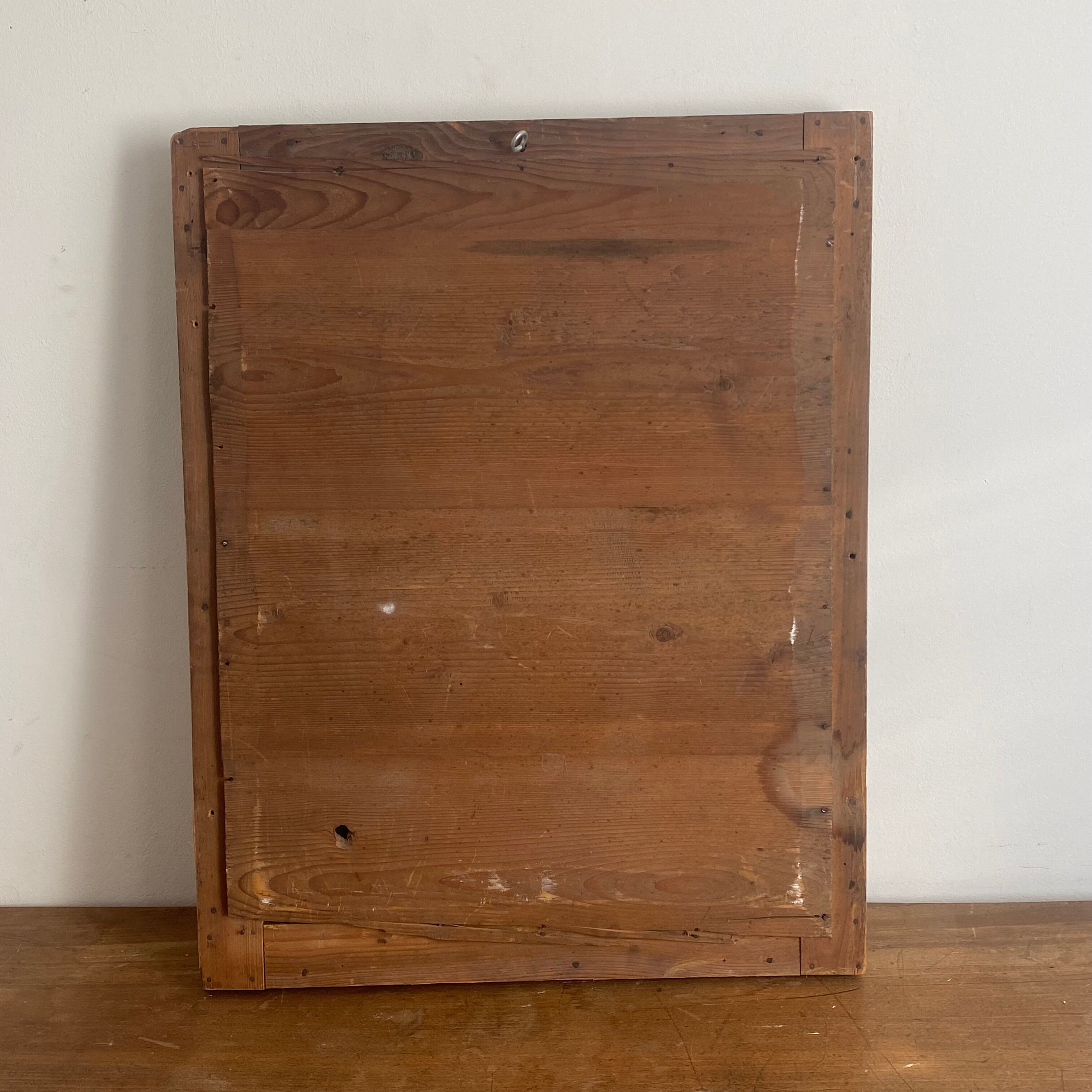 Vintage mirror gilded late XIXthJ,  70X56 cm