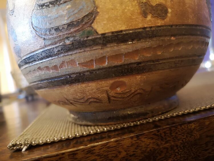 Terracota vase Dante Milani - Montopoli Val d'Arno - Italy - 1930s