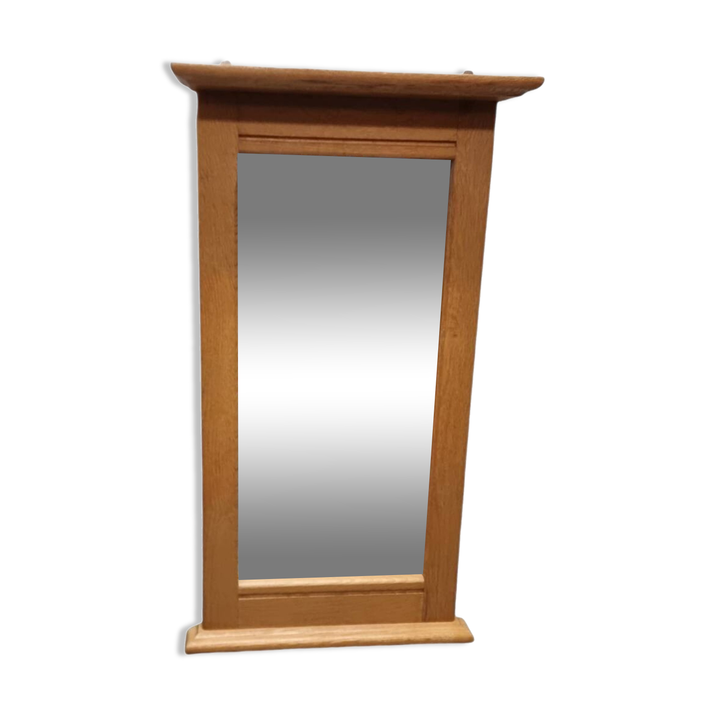 Oak Mirror by Oisterwijk, 1990s, Vintage