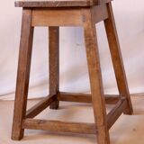 Old Burmese teak workshop stool