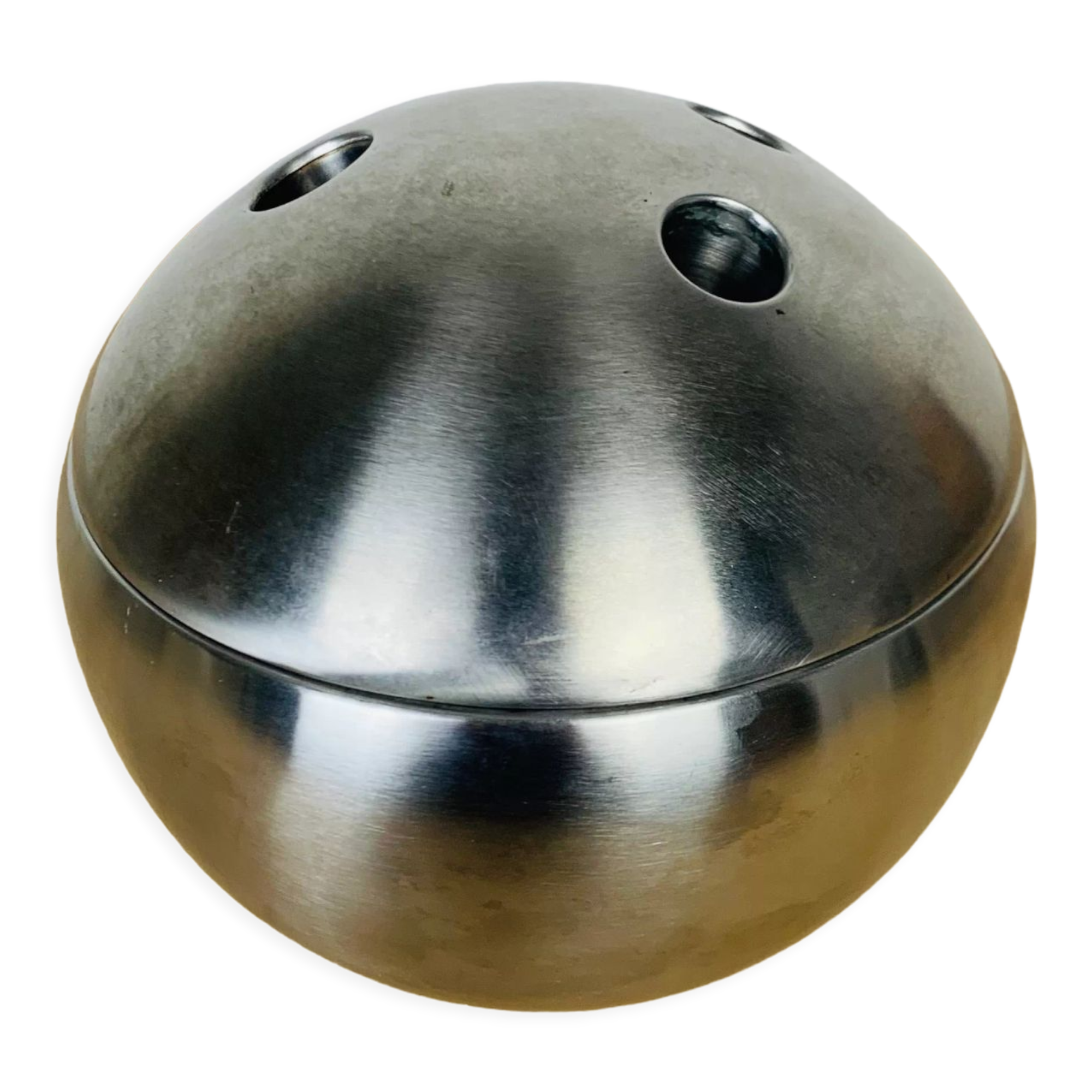 Ice bucket ball bowling stainless steel 70's