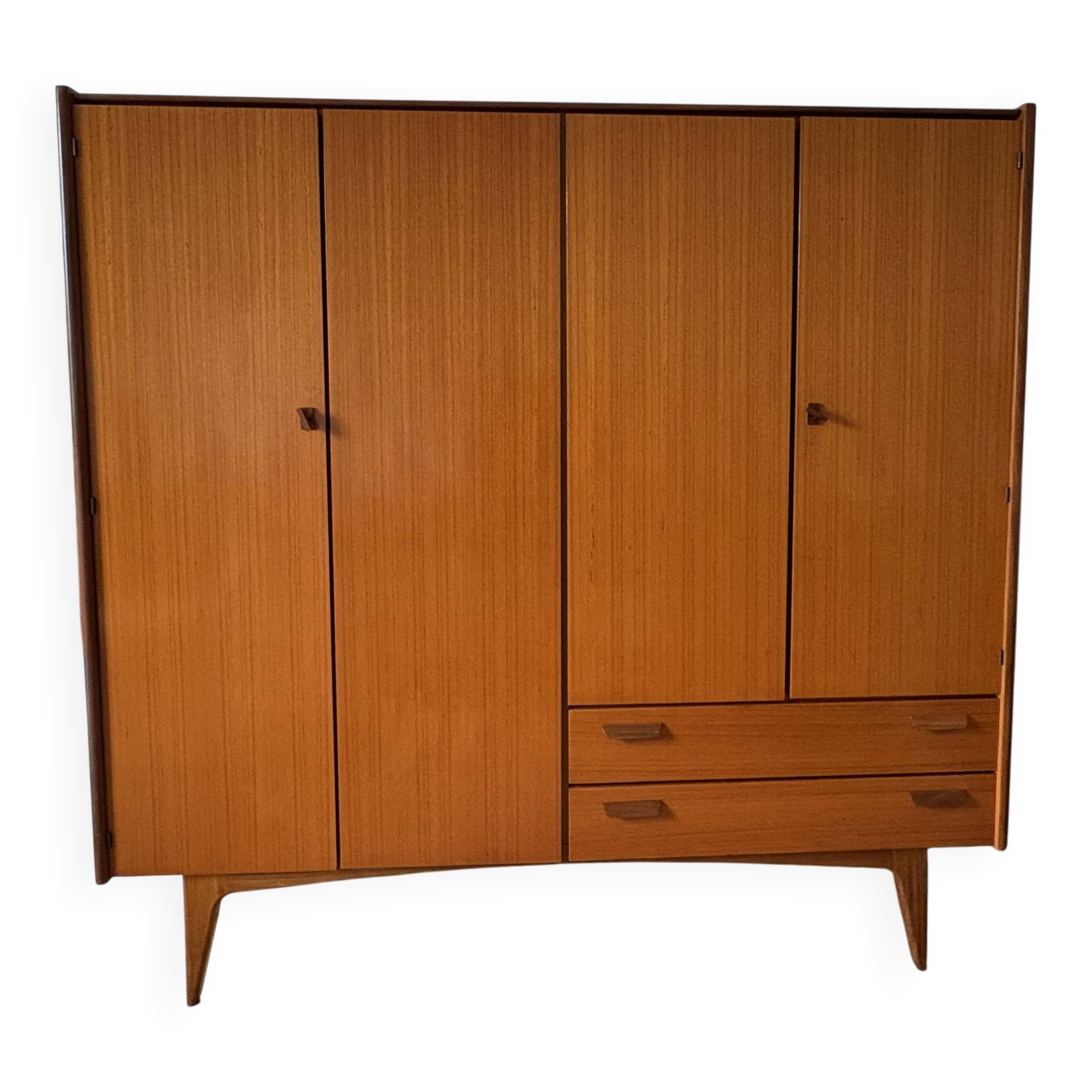 Vintage Scandinavian teak wardrobe