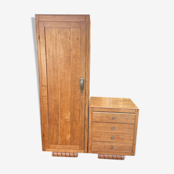 Asymmetrical Art Deco chest cabinet