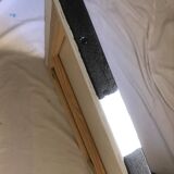 Abstract ochre canvas