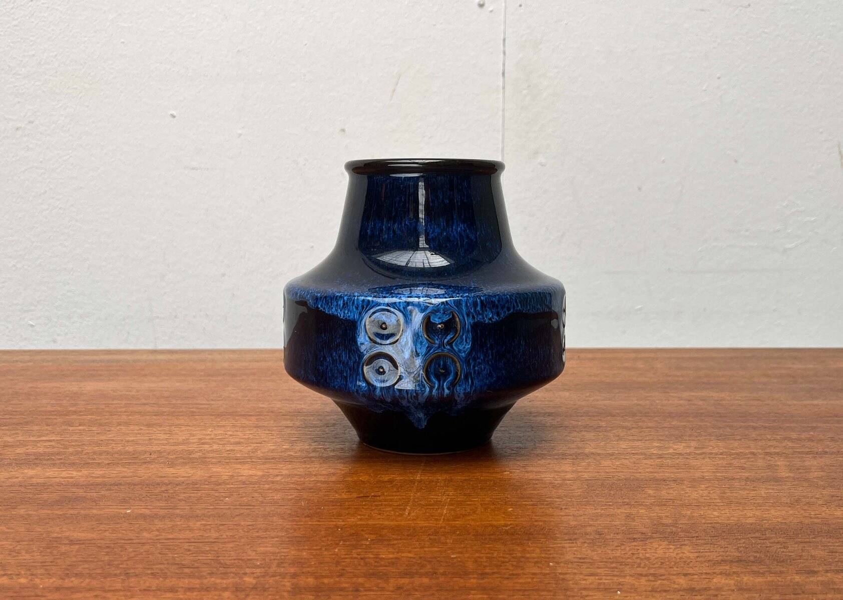 Vintage Japanese workshop pottery vase from Tokoname, 1970s.