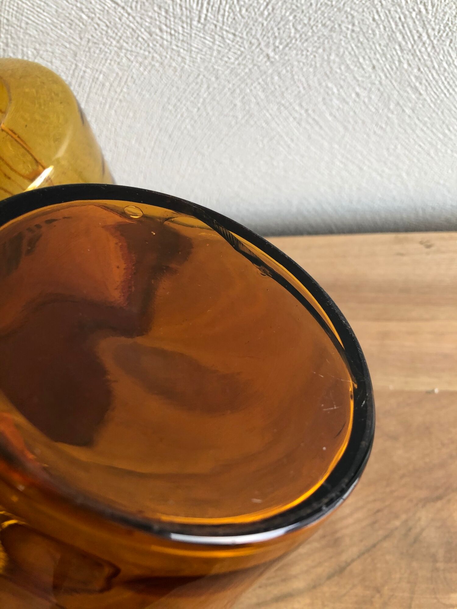 Jar "Lamium Album" brown glass
