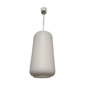 Sandblasted glass suspension from the 60s/70s