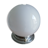 Lampe boule opaline année 50