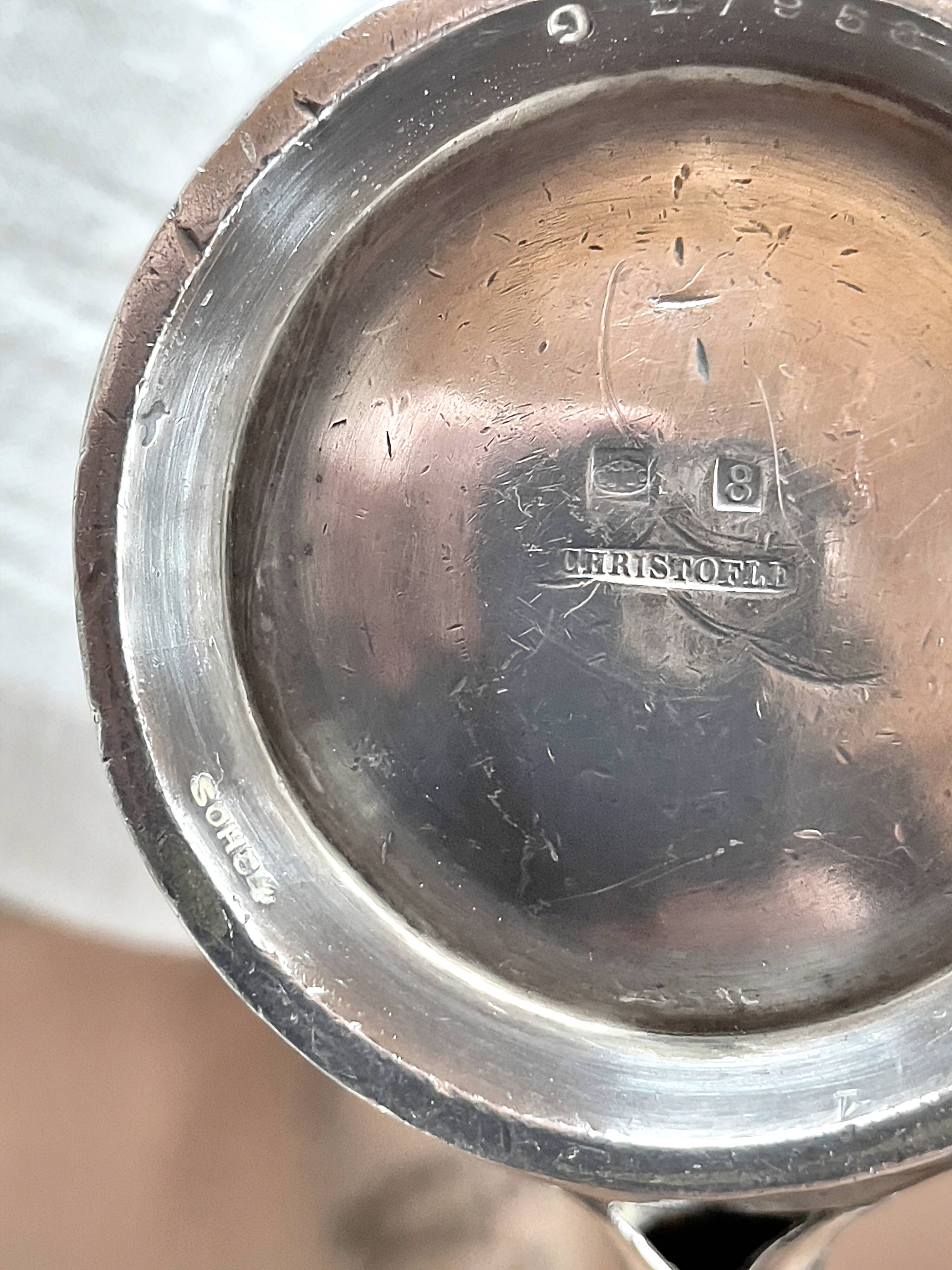 Orient express silver plated milk jug circa 1890 by christofle