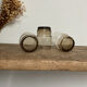 10 small vintage handmade glasses