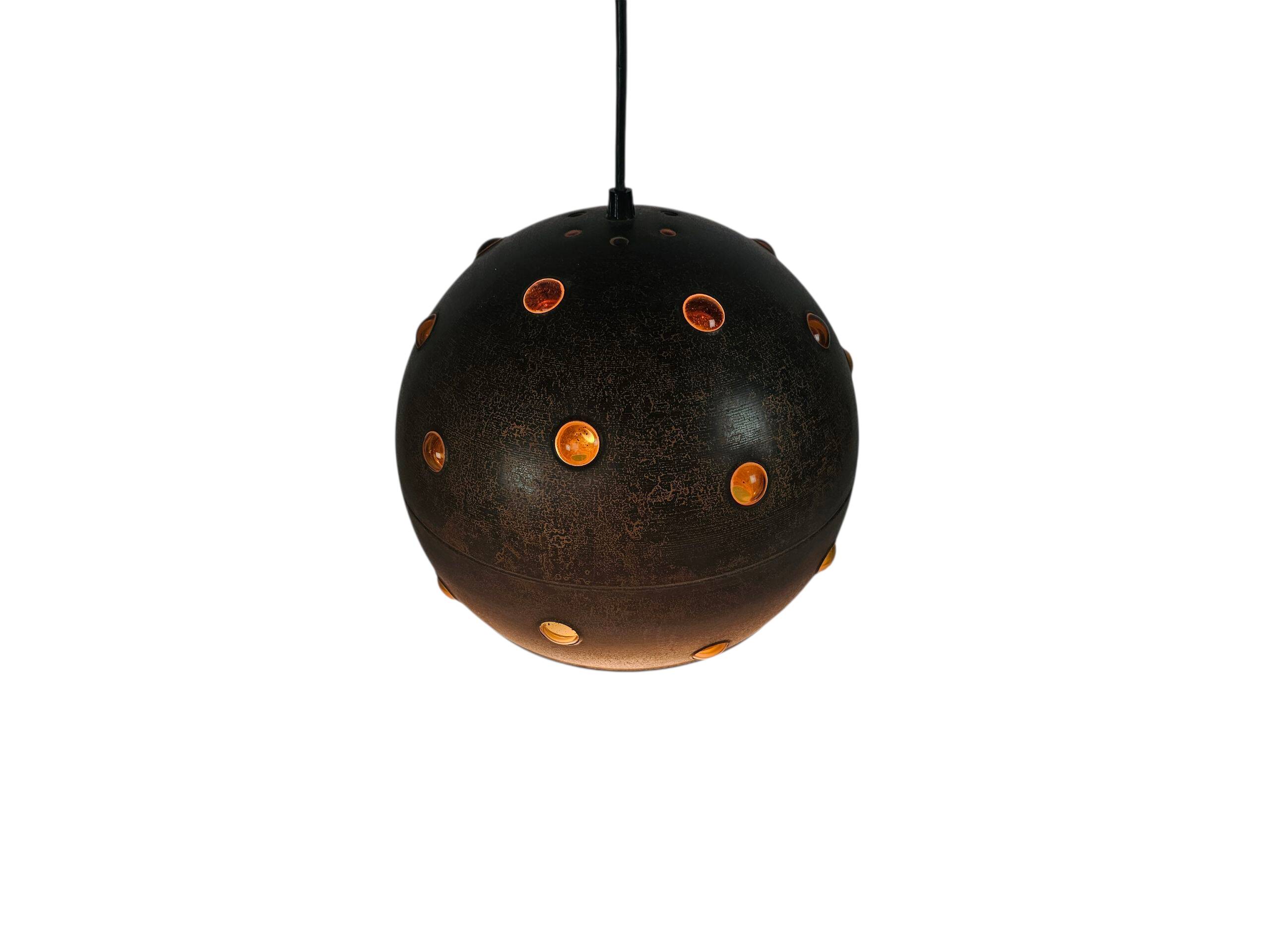 Raak Amsterdam - Nanny Still McKinney - Lampe suspendue en cuivre - Années 60