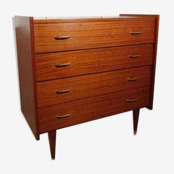 Chest of drawers vintage 60s teak