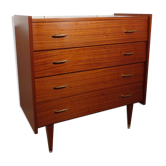 Chest of drawers vintage 60s teak
