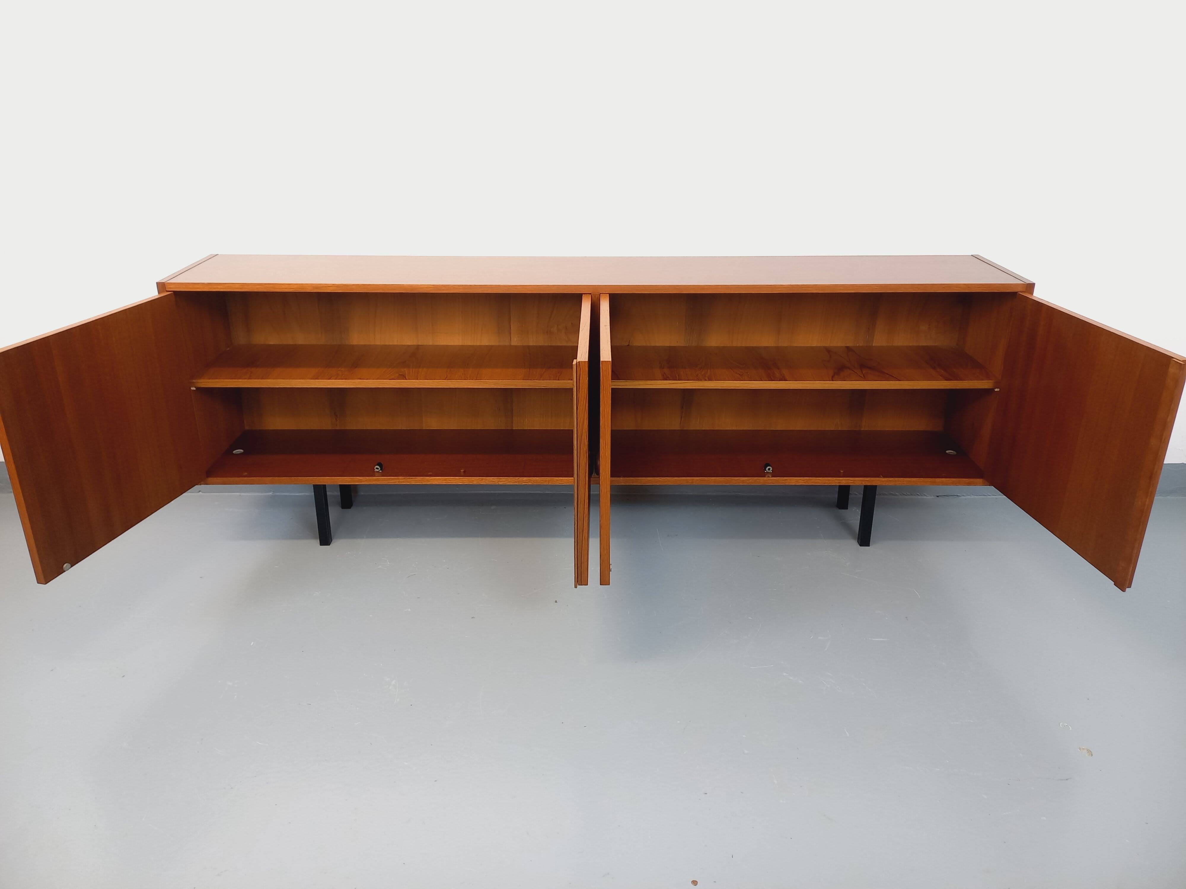 Vintage Scandinavian modernist style teak sideboard storage unit