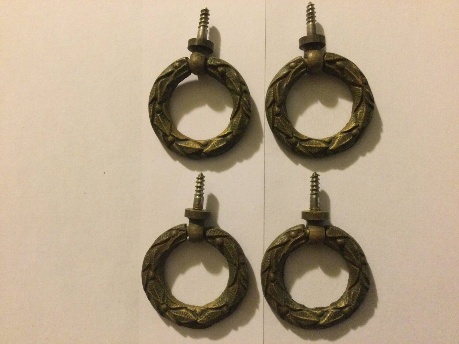 Set of bronze furniture fittings