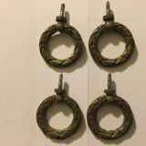 Set of bronze furniture fittings