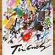 Jean TINGUELY 51925-1991) Large Original Poster Palais des Beaux-Arts, Brussels, 1982