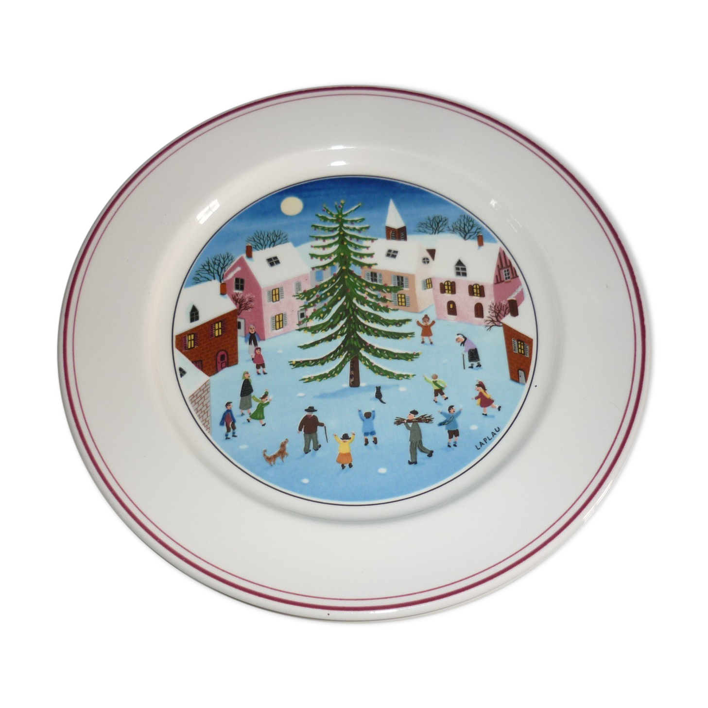 Laplau Naif Christmas V-B Plate