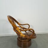 Rotan manou draai stoel