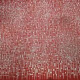 Interesting big abstract geometric modernist bouclé carpet / rug, around 1950s