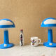 Cloud mushroom lamp IKEA Skojig design Henrik Preutz collector vintage 90