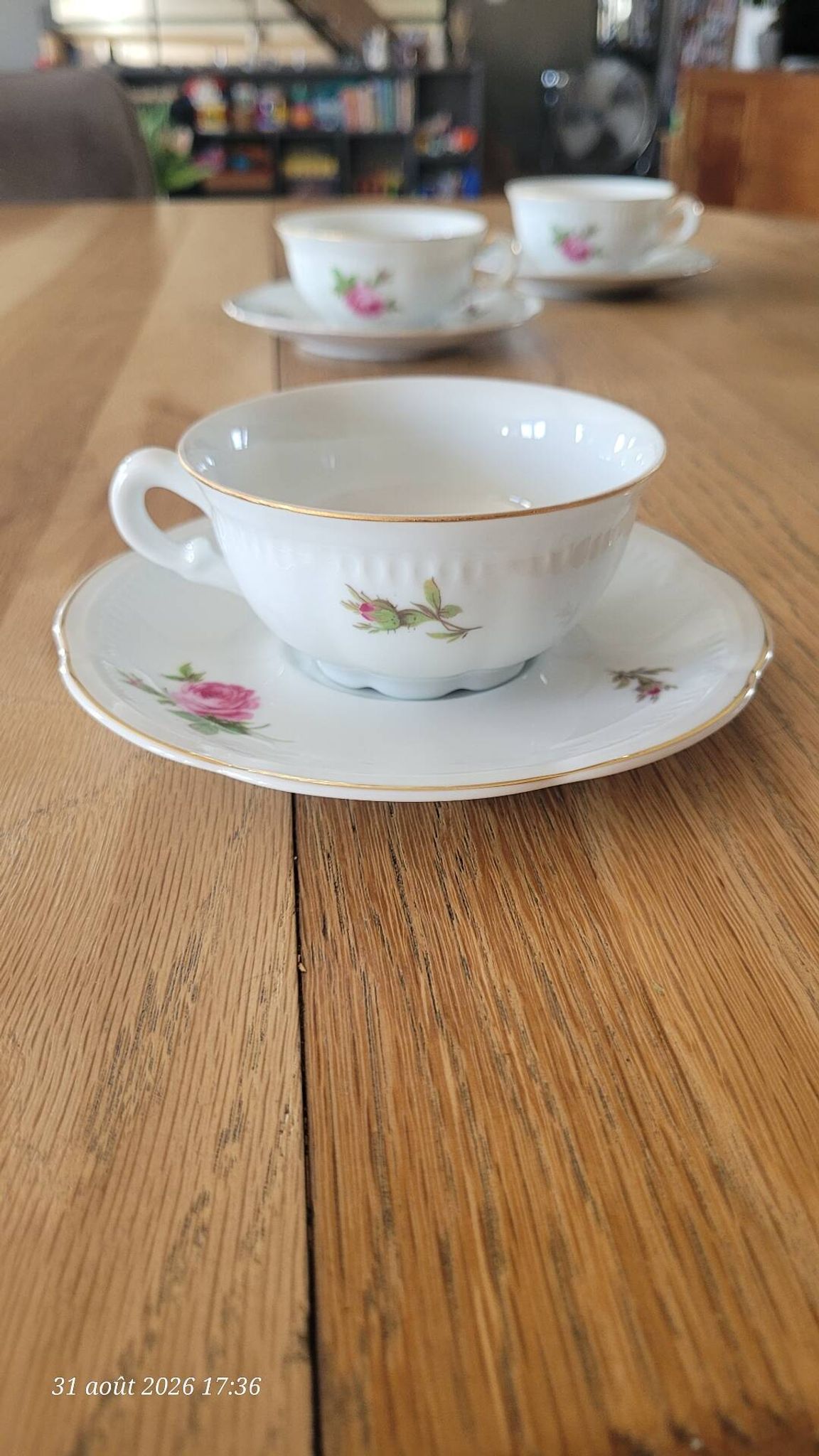 3 vintage Belgian cups from Maison R. Michiels (St Nicolas Waes)