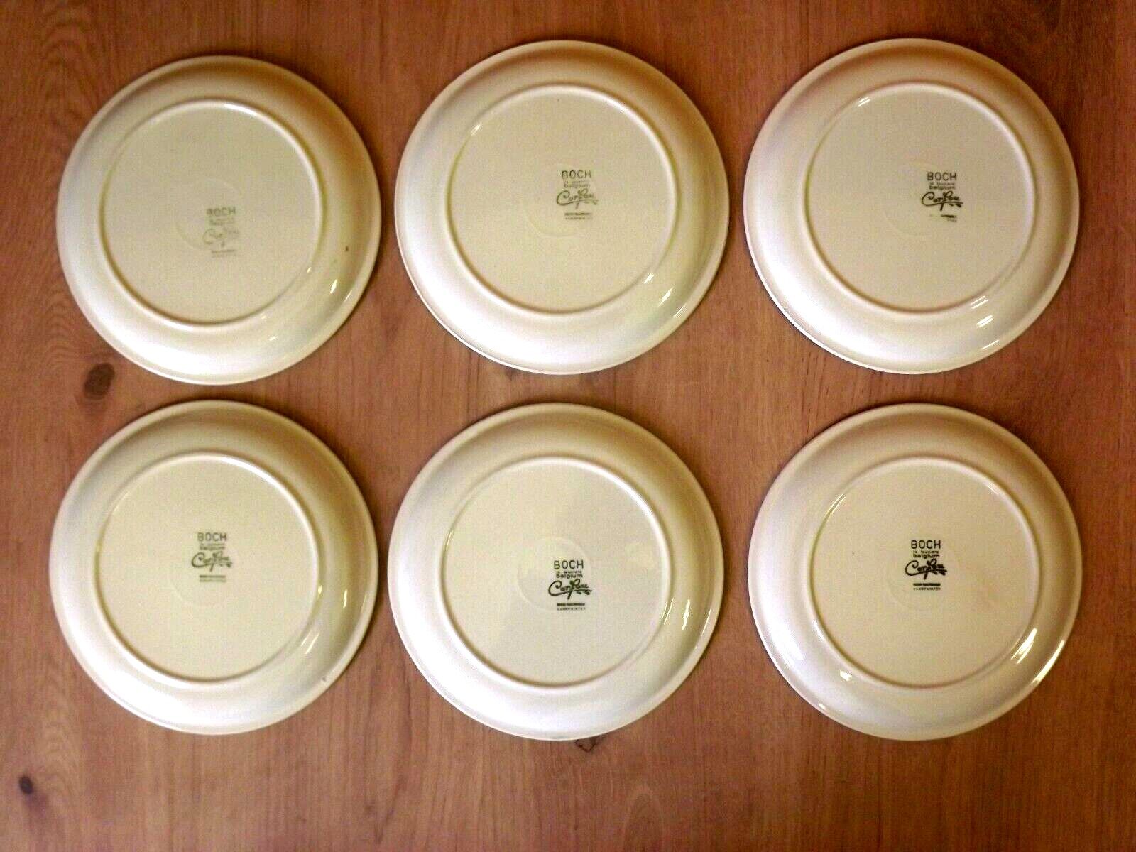 Set of 6 plates vintage Villeroy and Boch